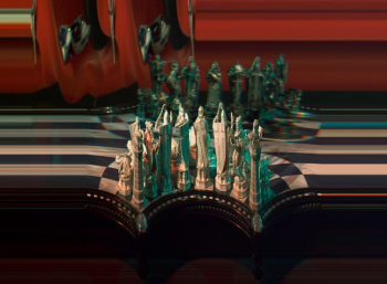 Surrealism artworks. Chess